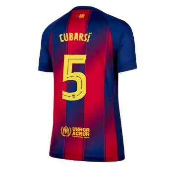 Billige Fotballdrakt Barcelona Pau Cubarsi #5 Replika Hjemmedrakt Dame 2025-26 Kortermet